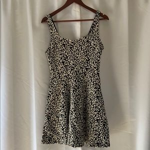 Express animal print dress